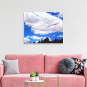 Blasen Leinwanddruck (Insitu (Wohnzimmer))