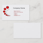 Blasen-Logo Visitenkarte (Vorne/Hinten)