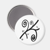 Blasen Magnet (Vorderseite/Rückseite)