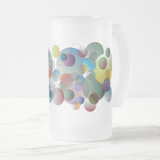 Blasen Mattierte Tasse (VorderseiteRechts)