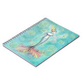 Blasen Mermaid-Notebook Notizblock (Linke Seite)