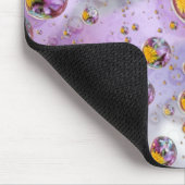 Blasen mit Blume abstrakt. Kredit als:Nancy Mousepad (Ecke)