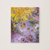 Blasen mit Blume abstrakt. Kredit als:Nancy Puzzle (Vertikal)