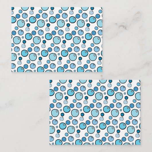 Blasen Mitteilungskarte (Vorne/Hinten)