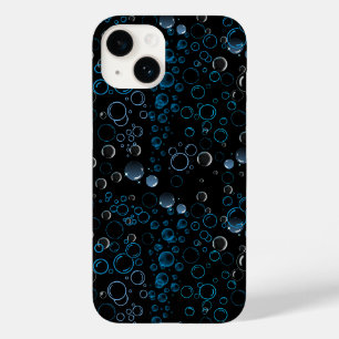 Blasen Muster 01 Schwarze BG Case-Mate iPhone 14 Hülle