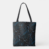 Blasen Muster 01 Schwarze BG Tasche (Rückseite)