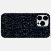 Blasen Muster 02.FR.b Schwarze BG Case-Mate iPhone Hülle (Rückseite (Horizontal))