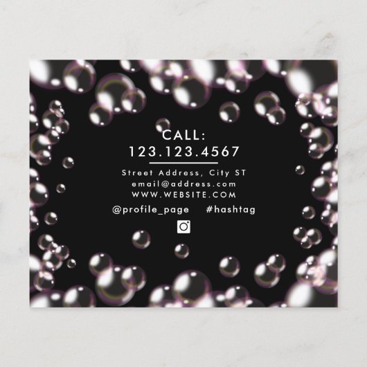 Blasen-Muster Flyer (Hinten)