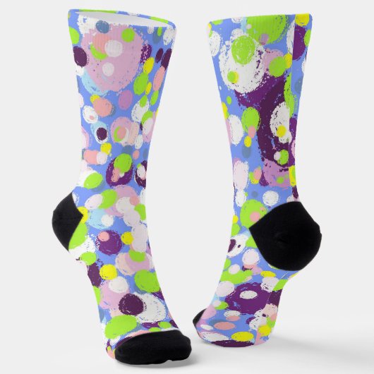 Blasen-Muster Socken (Gewinkelt)