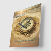 Blasen nach oben quadratische wanduhr (Winkel)