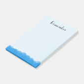 Blasen Post-it Klebezettel (angewinkelt)