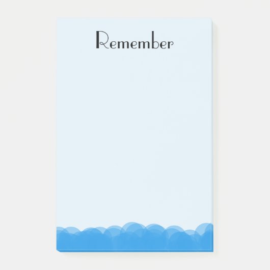 Blasen Post-it Klebezettel (Vorderseite)