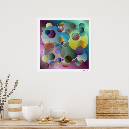 Blasen Poster (Küche)