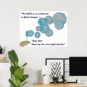 Blasen Poster (Heimbüro)