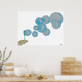 Blasen Poster (Küche)