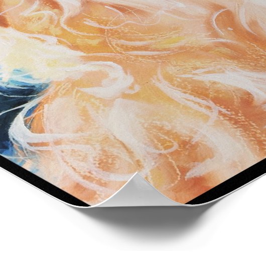 Blasen Poster (Ecke)