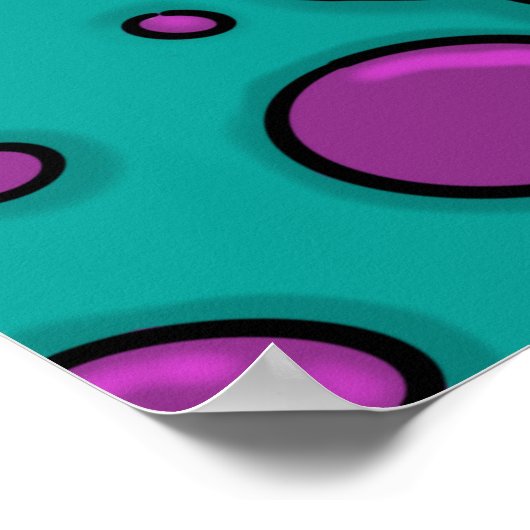 Blasen Poster (Ecke)