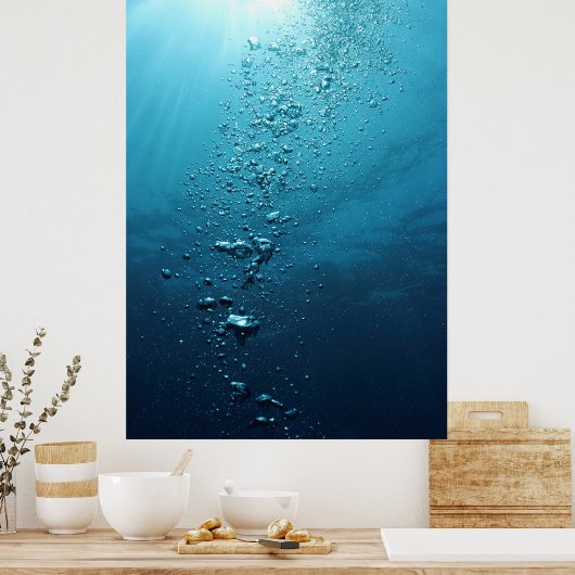 Blasen Poster (Küche)