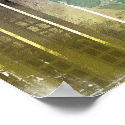 Blasen Poster (Ecke)