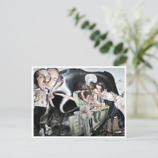 blasen postkarte (Stehend Vorderseite)