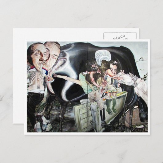 blasen postkarte (Vorne/Hinten)