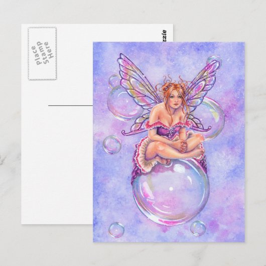 Blasen Postkarte (Vorne/Hinten)