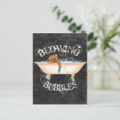 Blasen Postkarte (Stehend Vorderseite)