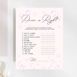 Blasen Preis ist das richtige Baby Duschspiel