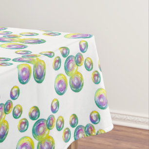 Blasen-Rainbow-Seife Tischdecke
