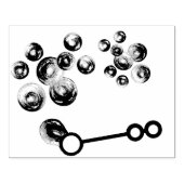 Blasen-Regenbogenseife Blasen-Wand Gummistempel (Prägung)