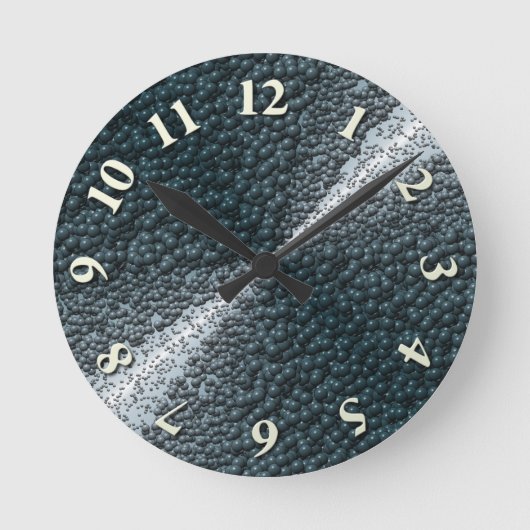 Blasen Runde Wanduhr (Vorderseite)