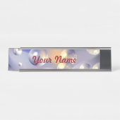 Blasen Schreibtischnamensplakette (Vorderseite )