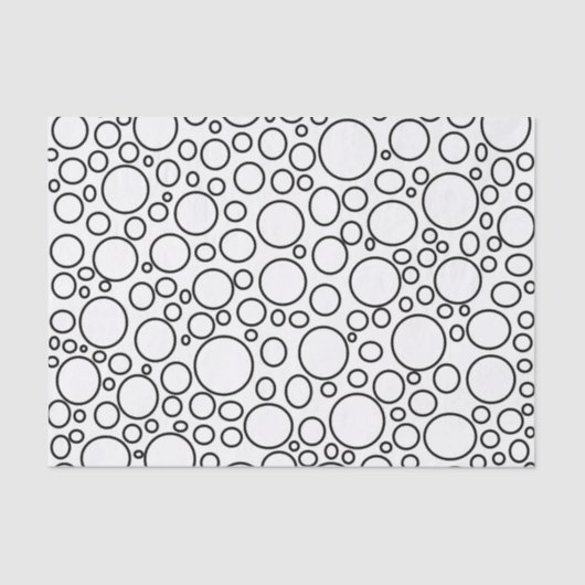 Blasen-Seidenpapier Seidenpapier (Vorderseite)