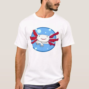 Blasen-Shirt des Axolotl (Weiß keine Stellen) T-Shirt