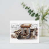 Blasen Sie den Shofar in Zion Postkarte (Stehend Vorderseite)