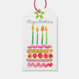 Blasen Sie die Geburtstagskandale Geschenketikette Geschenkanhänger