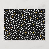 Blasen Sie es nicht Gold Glitzer Überraschung Gebu Einladungspostkarte (Rückseite)