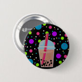 Blasen-Tee - Blasen-Hintergrund Button (Vorne & Hinten)