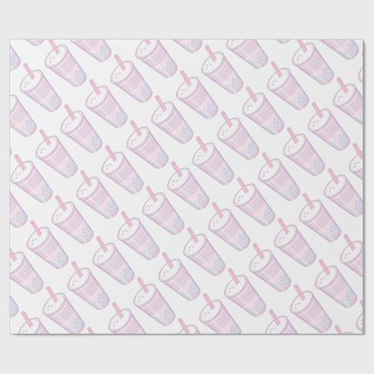 Blasen-Tee Geschenkpapier (Flach)