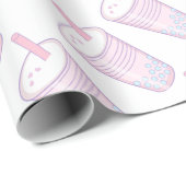 Blasen-Tee Geschenkpapier (Rolleneckpunkt)