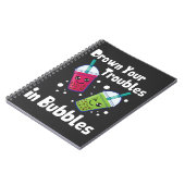 Blasen-Tee Notizblock (Linke Seite)