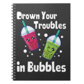 Blasen-Tee Notizblock (Vorderseite)