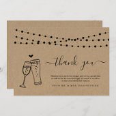 Blasen u. dankeskarte (Vorne/Hinten)