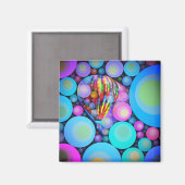 Blasen und Ballon Magnet (Vorderseite/Rückseite)