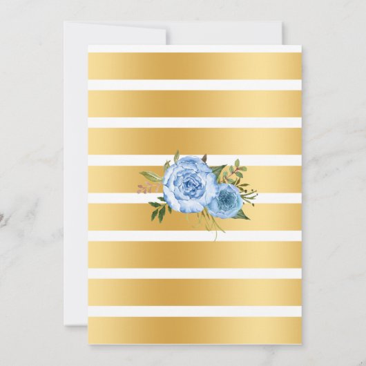 Blasen und Bierbrauen bevor ich Polterabend blau m Einladung (Rückseite)