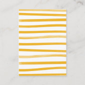 Blasen und Bierbücher für Babykarten Begleitkarte (Rückseite)