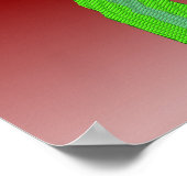 Blasen und Blume Poster (Ecke)