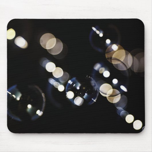 Blasen und Bokeh Design Mousepad (Vorne)