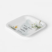 Blasen und Brände Pappteller (Gewinkelt)