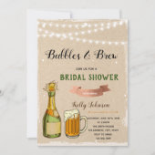 Blasen und Braudusche - Einladung (Vorderseite)